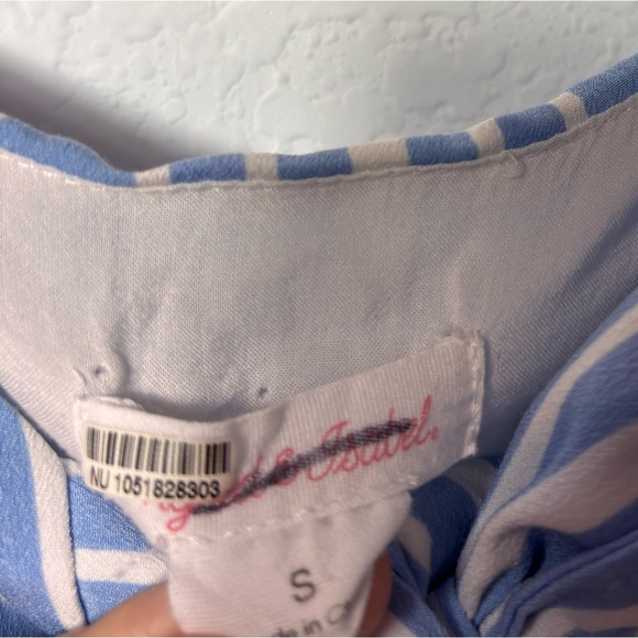 INGRID AND ISABEL THE KNOW BLUE WHITE WOMEN MATERNITY JUMPSUIT SIZE SMALL - Picture 6 of 7